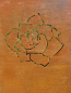 Preview: Edelrost Sichtschutzwand Rose