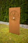 Preview: Edelrost Sichtschutzwand Yin & Yang
