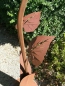 Preview: Edelrost Glasblume Sonnenblume, gelbe Kugeln