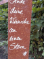 Preview: Edelrost Schild mit Stern Binde deine Wünsche