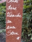 Preview: Edelrost Schild mit Stern Binde deine Wünsche