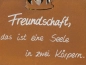 Preview: Edelrost Gedichttafel Freundschaft - Seele