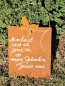Preview: Edelrost Schild mit Schmetterling Gedanken