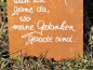 Preview: Edelrost Schild mit Schmetterling Gedanken