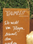 Preview: Edelrost Schild mit Engelsflügel Traumzeit