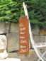 Preview: Edelrost Schild mit Schnecke Deine Zeit hoch