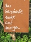 Preview: Edelrost Schild mit Besteck Entkorken