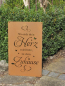 Preview: Edelrost Gedichttafel Herz Zuhause 40 cm