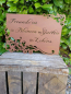 Preview: Edelrost Gedichttafel Freunde