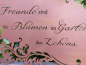 Preview: Edelrost Gedichttafel Freunde