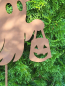 Preview: Edelrost Gartenstecker Gespenst