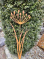 Preview: Edelrost Gartenstecker Wiesenblume, flach ausgeschnitten