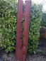 Preview: Edelrost Sichtschutzelement Stele Riss, 180 cm