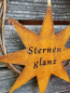 Preview: Edelrost Stern Sternenglanz, zum Hängen