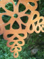 Preview: Edelrost Stern Xaver mit Schlingen