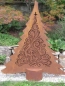 Preview: Edelrost Tannenbaum Leander mit LED Beleuchtung