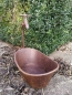 Preview: Edelrostoptik Pflanzwanne mit Wasserhahn
