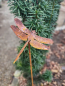 Preview: Edelrost Topfstecker Libelle, geschlossen