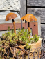 Preview: Edelrost Topfstecker Pilze 3D, 2er-Set