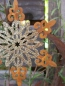 Preview: Topfstecker Schneeflocke Yukina, Goldglitzer