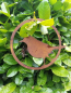 Preview: Edelrost Vogel im Ring, Amsel