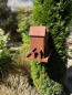 Preview: Edelrost Vogelhaus Uccello am Stab