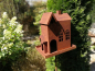 Preview: Edelrost Vogelhaus Uccello am Stab
