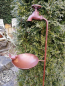Preview: Gartenstecker Vogelbad mit Wasserhahn