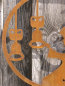 Preview: Edelrost Wandbild Engel