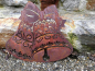 Preview: Edelrost Wandbild Glocke, verziert
