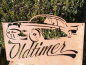 Preview: Edelrost Wandbild Oldtimer