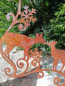 Preview: Edelrost Fensterbild Rehe