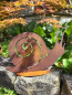 Preview: Edelrost Weinbergschnecke auf Platte