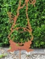 Preview: Edelrost Gartenstecker Wichtel Timo mit Schmetterlingen