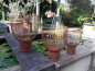 Preview: Edelrost Windlicht Cindy mit Glas