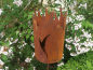 Preview: Edelrost Gartenstecker Windlicht Flamme