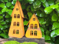 Preview: Edelrost Windlicht Haus, hoch