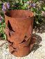 Preview: Edelrost Windlicht Schmetterling