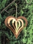 Preview: Windspiel Herz zum Drehen mit 3D Effekt 35 cm