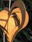 Preview: Windspiel Herz zum Drehen mit 3D Effekt 35 cm