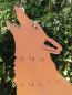 Preview: Edelrost heulender Wolf