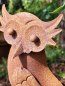 Preview: Edelrost Eule Nastasia, Kopf links