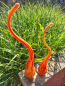 Preview: Glasflamme Red, zum Stecken