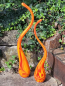 Preview: Glasflamme Red, zum Stecken