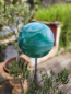 Preview: Glaskugel Jade, zum Stecken
