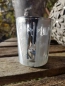 Preview: Glaswindlicht grau-silber
