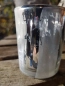 Preview: Glaswindlicht grau-silber