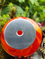 Preview: Edelrost Glasblume Ufo, red