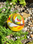 Preview: Edelrost Glasblume Ufo, gelb