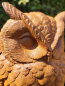 Preview: Gusseisen Eule Bogie, mit Edelrostfinish